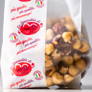 Nocciole sgusciate tostate in confezione trasparente